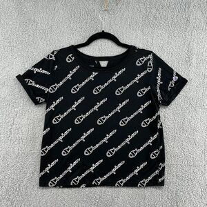 Champion Tee Size Small BOXY ALL OVER LOGO Size Small